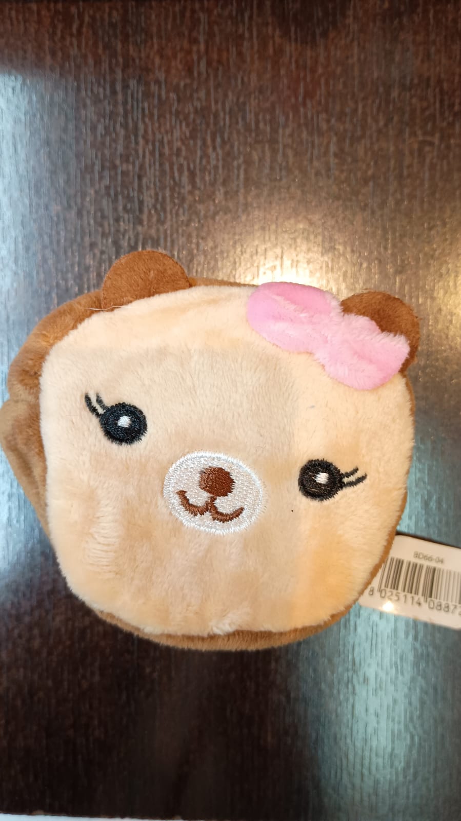 Mini pochette di peluche ORSETTO